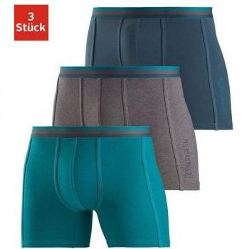BENCH. Langer Boxer mit Logodruck, 3er Set