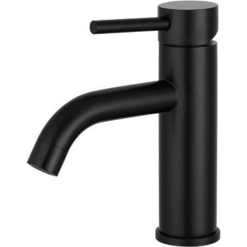 Grifo de lavabo negro mate Gappo