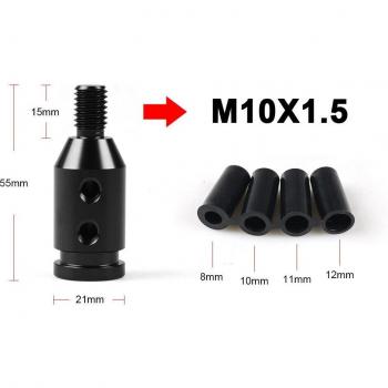 Adaptador de Pomo de Marcha Manual con Rosca M12x1.25 y Acero Ligero