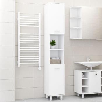 Mueble de baño blanco 30x30x179 cm madera multicapa