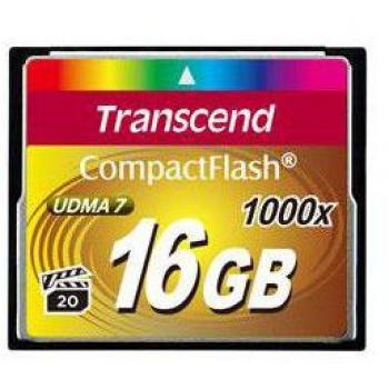 Flash Memory 16 Go Transcend CF 1000x