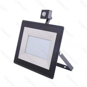 Aigostar Faro LED 100W con Sensor de Movimiento, 10000LM, IP65, 4000K, Perfecto para Patio y Jardín