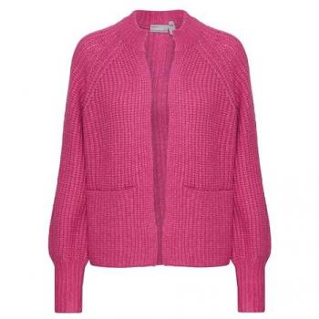 Strickjacke FRANSA Strickjacke FRBeverly, Damen, Gr. M, rot (very berry melange)