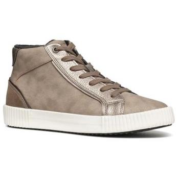 Geox Blomiee Dark Taupe Athletic Shoes UK 3