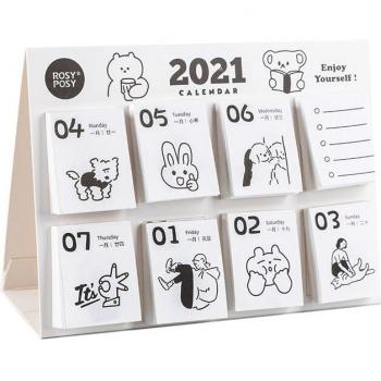 Daily Schedule Desk Planner 2023