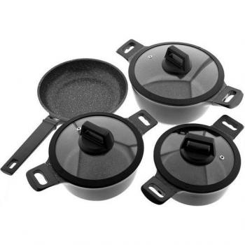 Mulex Premium Kochtopf‑Set 7‑teil – Induktion & Aluminium