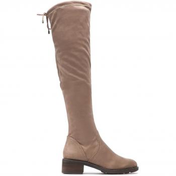 Tamaris Stivali Beige 1-25507-29 – Lungo al Ginocchio