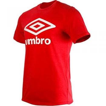 Umbro Fw Large Logo Camiseta de Algodón, Rojo (Goji Berry GSG), Pequeño (Tamaño del Fabricante:S) para Hombre