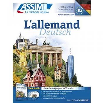 L'allemand, B2 : débutants & faux débutants. Deutsch, B2 : pack audio