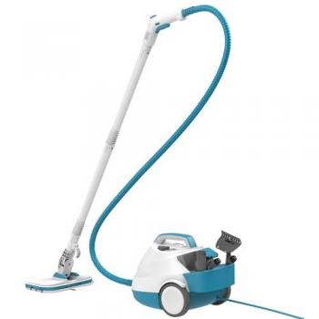 BHSMP2008-QS Black & Decker Dampfreiniger Schlitten – 4 bar / 2000 W – Weiß/Blau – 8 Zubehör