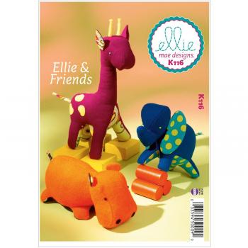 Kwik DIY Pattern 0116: Ellie & Friends, One-Size, White Pack