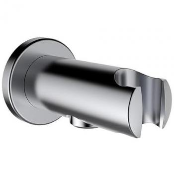 Coude mural avec support de douche Twin 77 mm