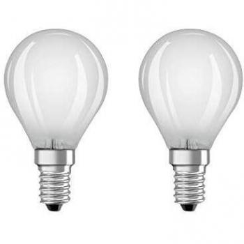 Lampadina LED E14 2.5W 2700K Calda, Confezione da 2