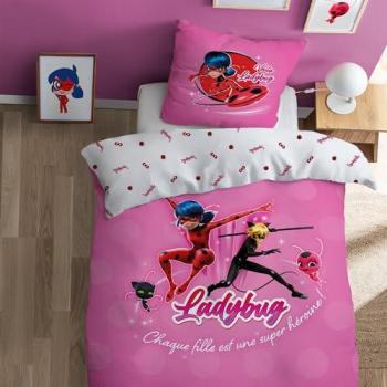 Literie enfant Miraculous Supergirl en coton