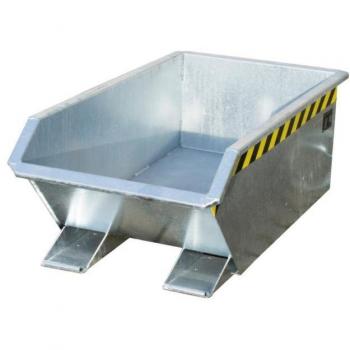 Bac à bascule mini 0,23 m³ capacité 750 kg galvanisé