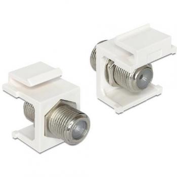 Delock Keystone F-Buchse > F-Buchse