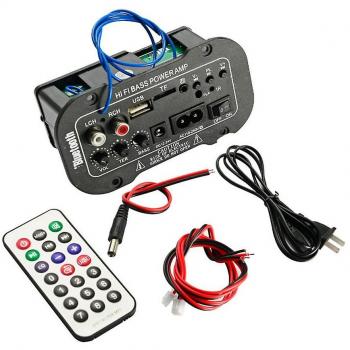 Amplificador Bluetooth 30W con USB y Sintonizador FM
