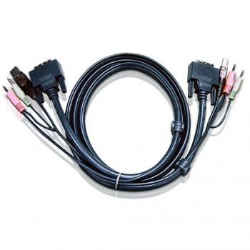 L-7D05U USB-DVI-D-Single-Link-KVM-Kabel, 5 m