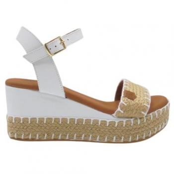 Sandália de Mulher POPA Arambol CB35903001 na Cor Branca