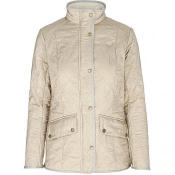Barbour Damenjacke CAVALRY POLARQULIT beige | Größe 46