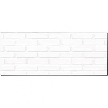 Panel de Cocina Ladrillo Blanco con Resistencia a Salpicaduras 60x200 cm