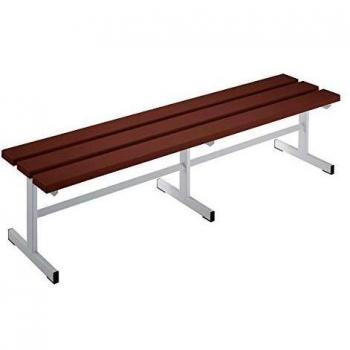 Bancs Wolf, banc multi-usage, assise simple face, brun, longueur 1500 mm