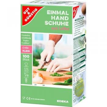 GUT&GÜNSTIG Einmalhandschuhe weiß unisex S 100 Stück