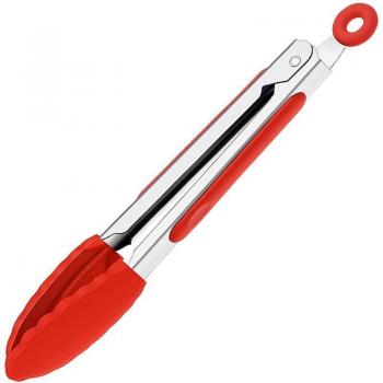 Stainless Steel Mini Silicone Tongs Multi-Color Heavy Duty Non-Stick