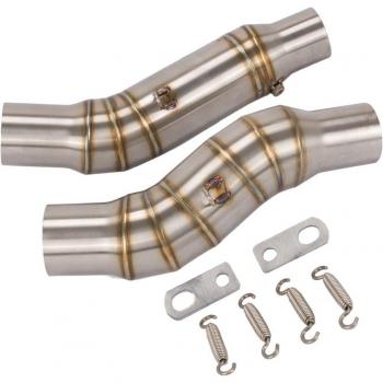 Medio Tubo de Escape 51mm Inoxidable para Kawasaki Z-1000