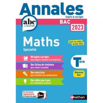 Annales BAC 2023 Maths Terminale