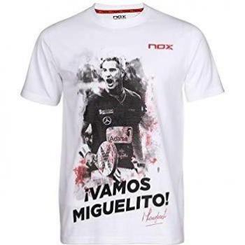 Tee-shirt Nox Vamos Miguelito Blanc pour Homme et Femme XL