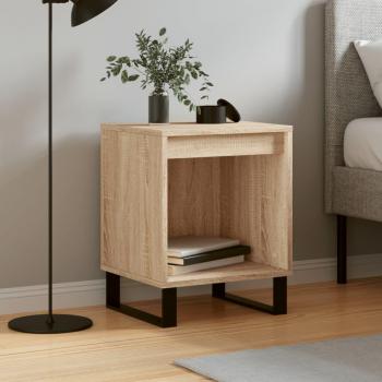 VidaXL Mesita de noche madera de ingeniería roble Sonoma 40x35x50 cm
