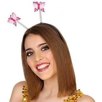 Diadema Atosa Rosa Mariposas