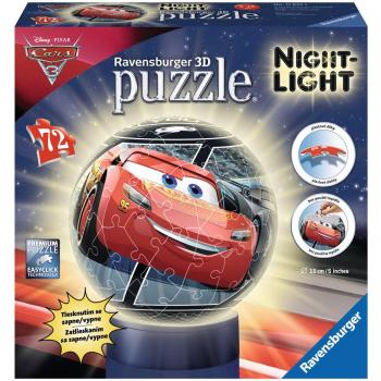 Auto‑Lichtpuzzle 3D – 72 Stück