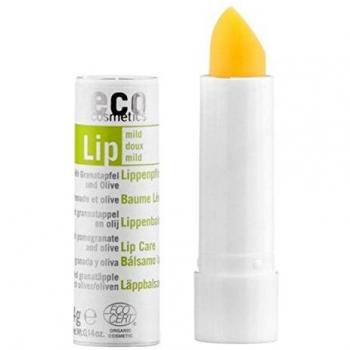 Eco Cosmetics Baume à lèvres Grenade et Huile d'Olive, 4g