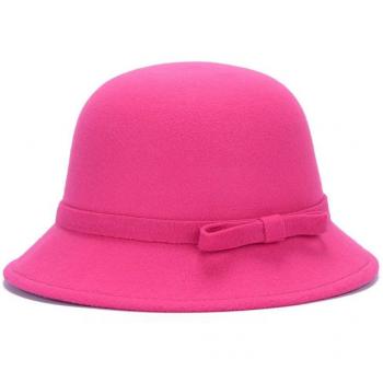 Vintage Floral Wide Brim Bucket Hat for Women