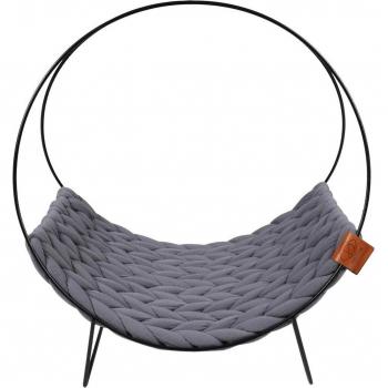 Letto Rialzato per Gatti Quincy Grigio 46X34X51 Cm