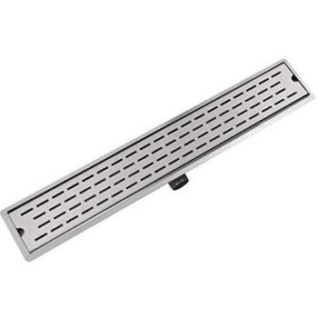 VidaXL 830x140 mm Linear Shower Drain in Stainless Steel
