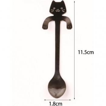 Cucharas de Postre Colgantes para Amantes de Gatos
