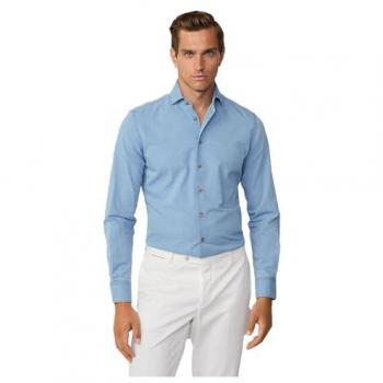 Camisa Denim Lavado Claro Hackett London – Fit Tailored Hombre