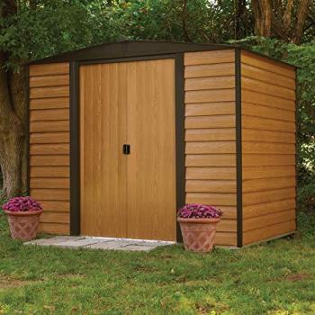 Rowlinson Garden Products Woodvale Metal Shed 8x6