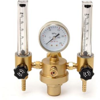 Doble tubo medidor de flujo de gas