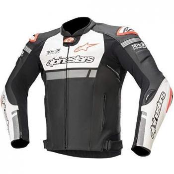 Chaqueta Alpinestars Missile Ignition Lt Tech-Air Compatible Negra Blanca Roja Fluo, Talla 48