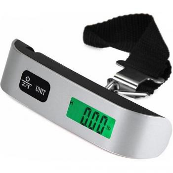 Compact 110lb/50kg LCD Hanging Bag Scale – Digital Travel Balance