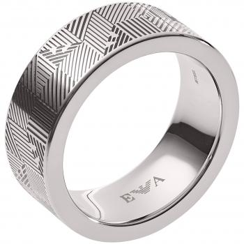 Emporio Armani Herrenring EGS2508040-9 aus Edelstahl, Silber, Größe 59