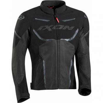 Ixon Striker Air Veste textile de moto Noir Gris taille : L