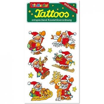 Santa Claus Tattoo Kunstwerk, Lutz Mauder – Einheitsgröße