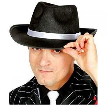 Cappello Nero “Gangster” con Fascia Invernale