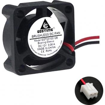 Mini Ventilateur 25x25x10 mm sans balais
