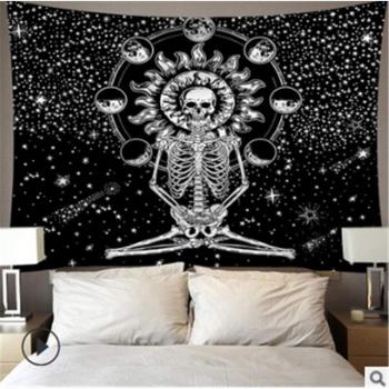 Human Skeleton Mandala Wall Art